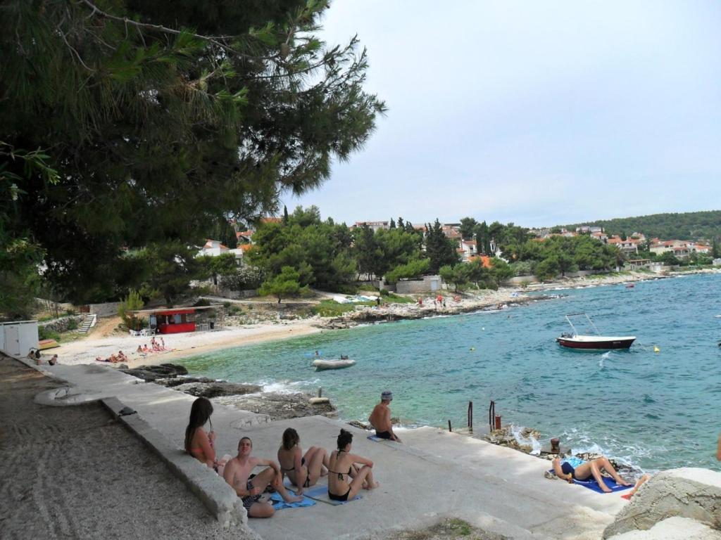 Apartment In Okrug Gornji With Seaview, Balcony, Air Condition, Wifi Trogir Exteriér fotografie